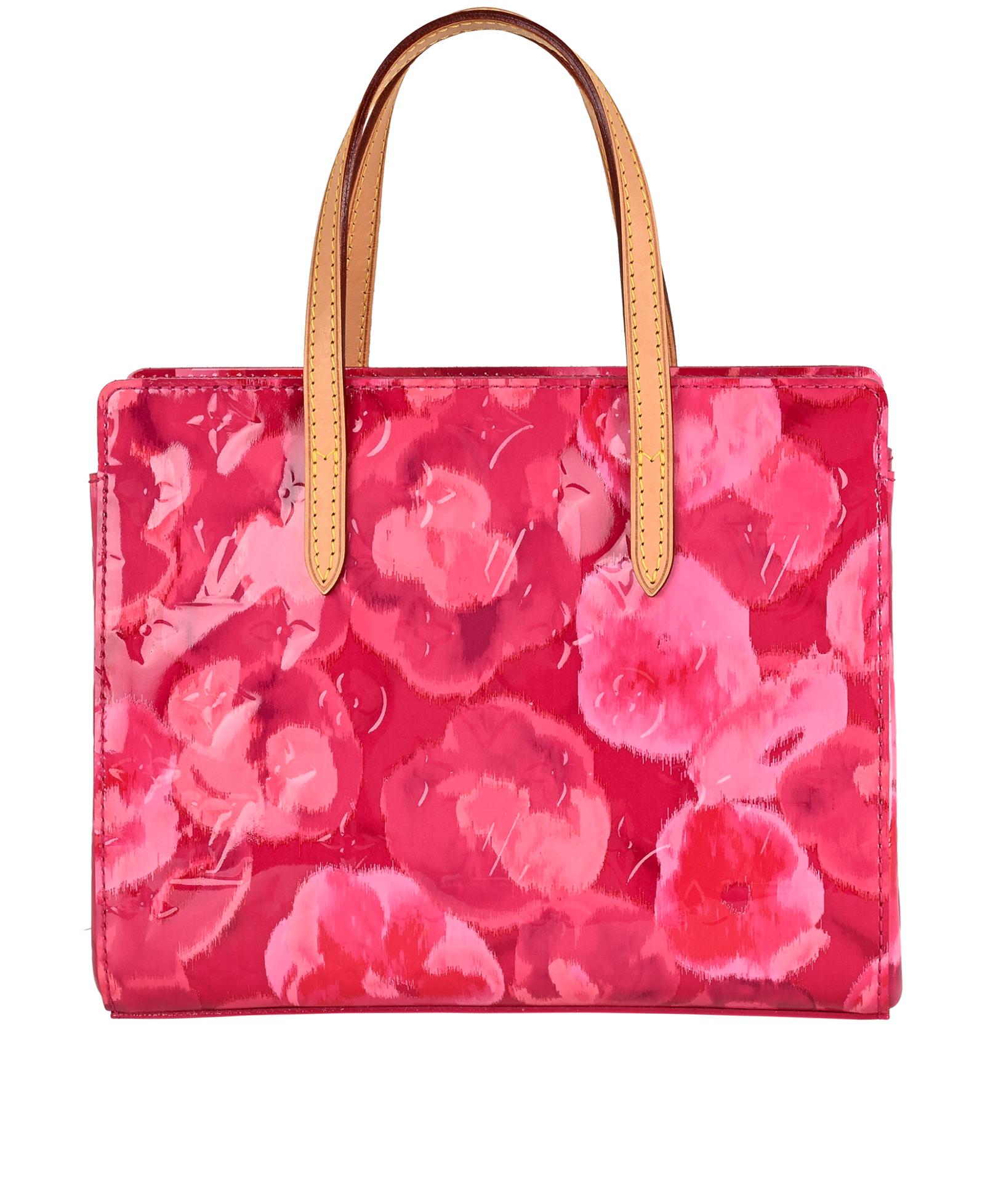 Flower Ikat Catalina BB, &pound;550, Handbags, Pink/Tan, Leather/Patent Leather, Back view